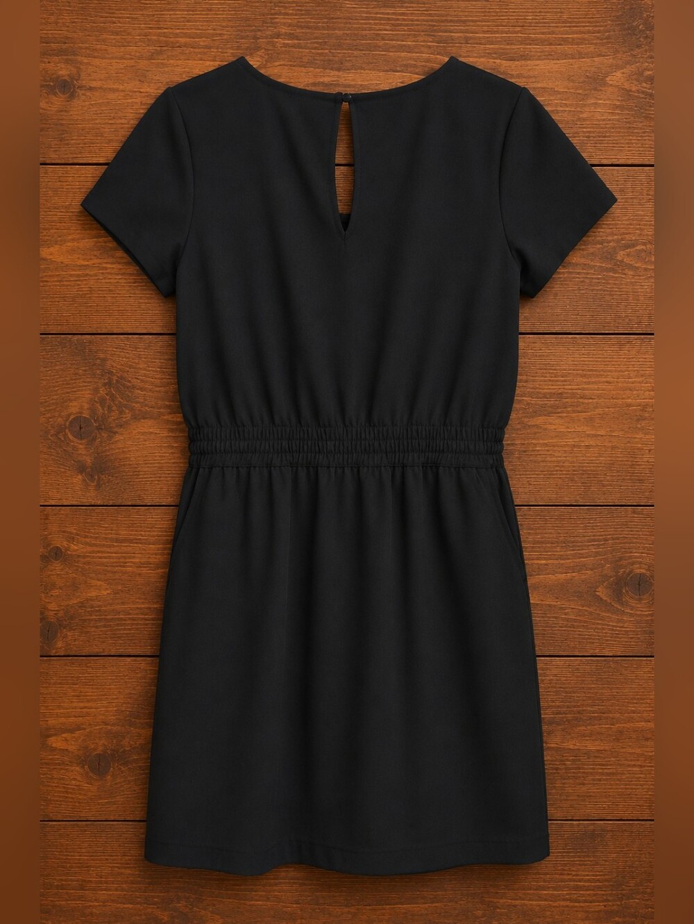 32 Degrees Soft Twill Black Drawstring Waist Dress Women Size Medium - Picture 6 of 16